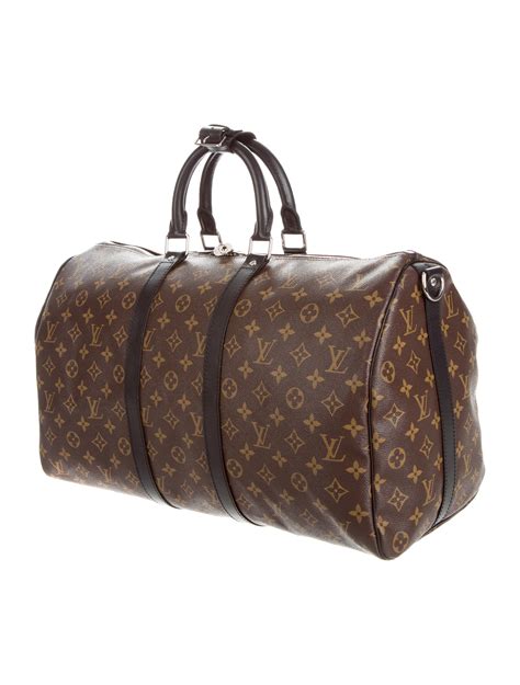 louis vuitton monogram macassar keepall bandouliere 45